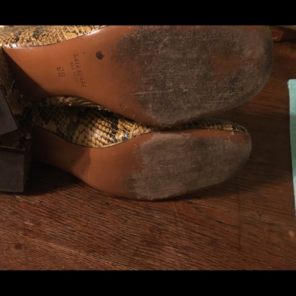 Kate Spade python boots 9 but fit 8.5 LAST CHANCE - Picture 7 of 7